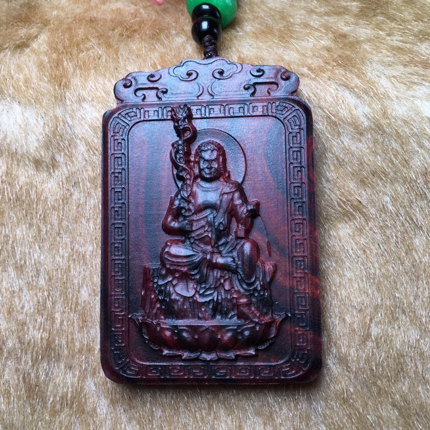 海南黄花梨 祥云头普贤菩萨蛇的守护神瘤疤海黄紫油梨老料