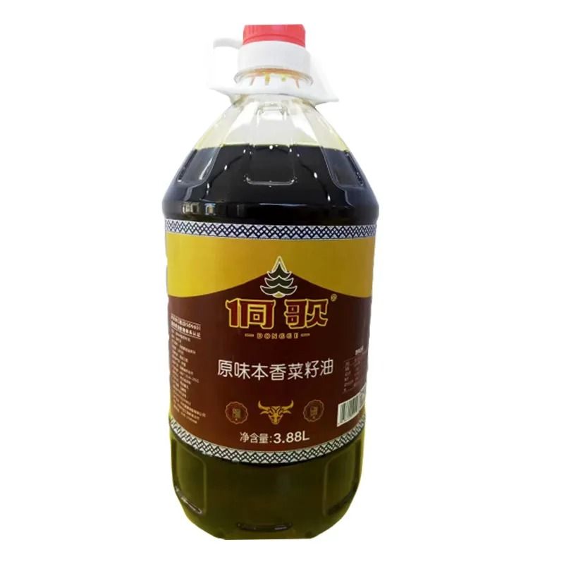 侗歌原味本香菜籽油3.88L*3桶