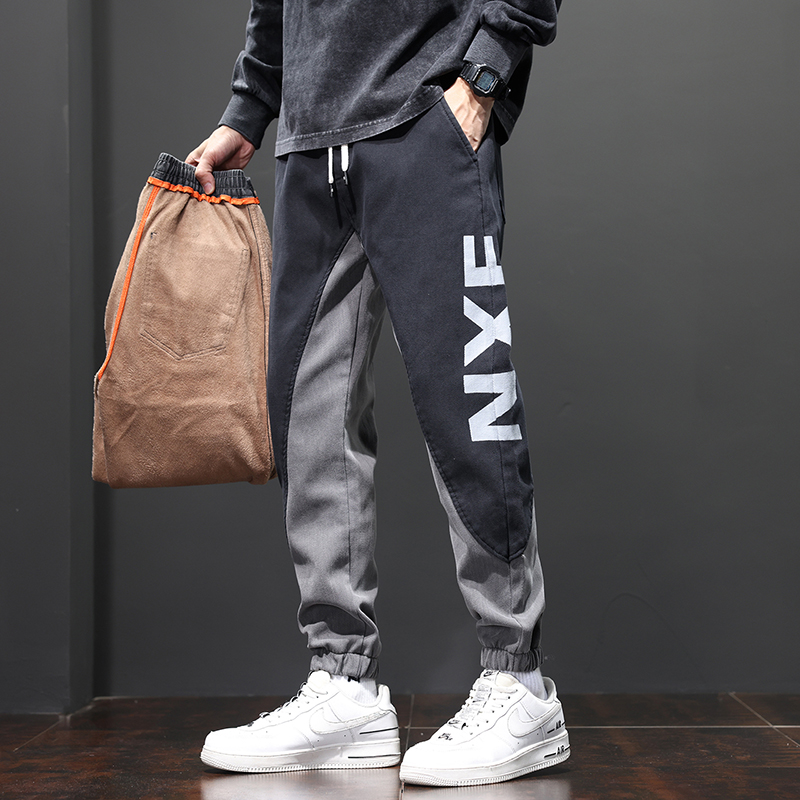 【趣士多】秋冬男士休闲牛仔束脚男牛仔裤子潮流牛仔裤大码直筒百搭