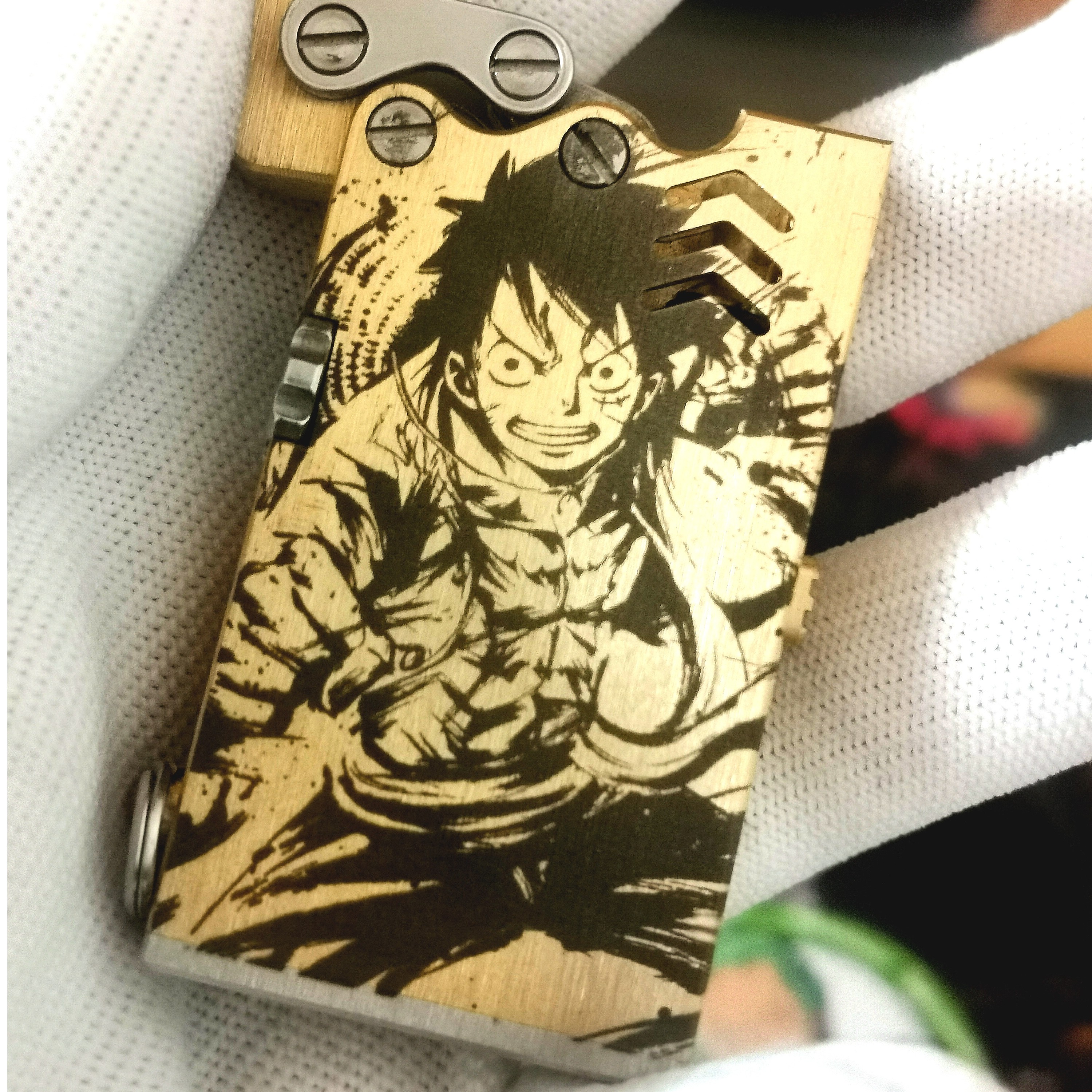 纯手工打火机六代龙舌战甲黄铜海贼王路飞海米金色原装男士生肖