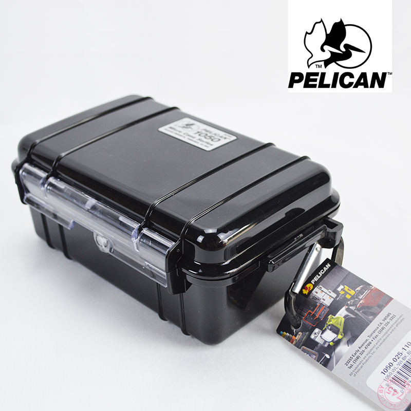 PELICAN/派力肯1050户外防爆防水盒手机收纳盒塘鹅安全防护箱包邮