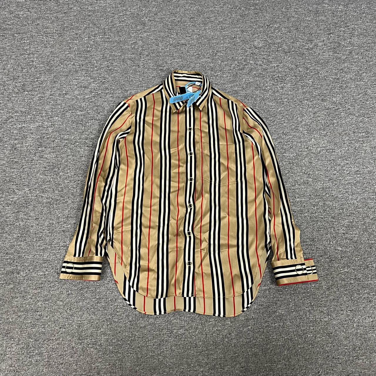 99新 BURBERRY/博柏利 Burberry 桑蚕丝 衬衫 uk2