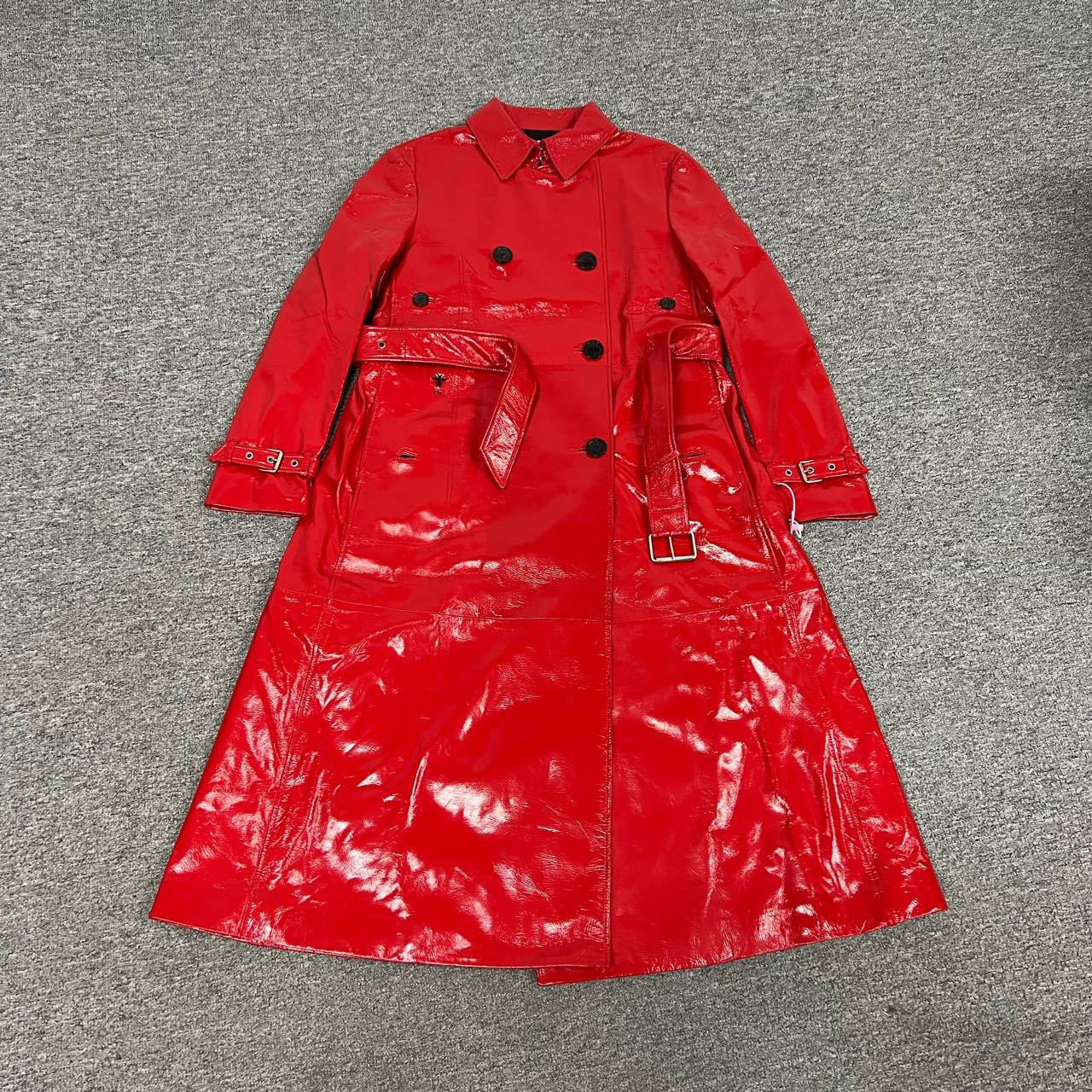 99新 DIOR/迪奥 Dior  红色小羊皮风衣