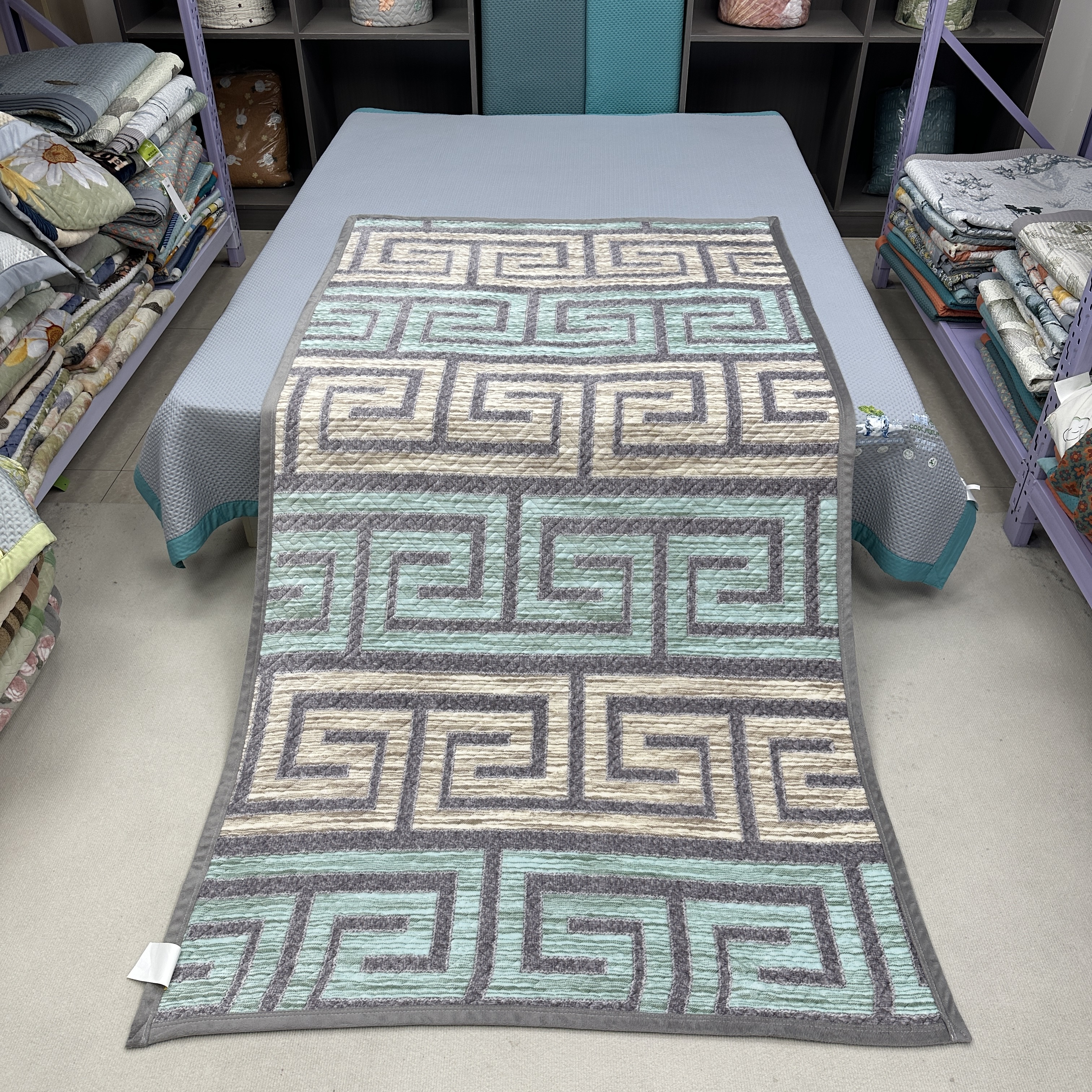 回眸120*220cm生姜暖绒床盖宝宝绒沙发垫学生宿舍床垫加厚秋冬款