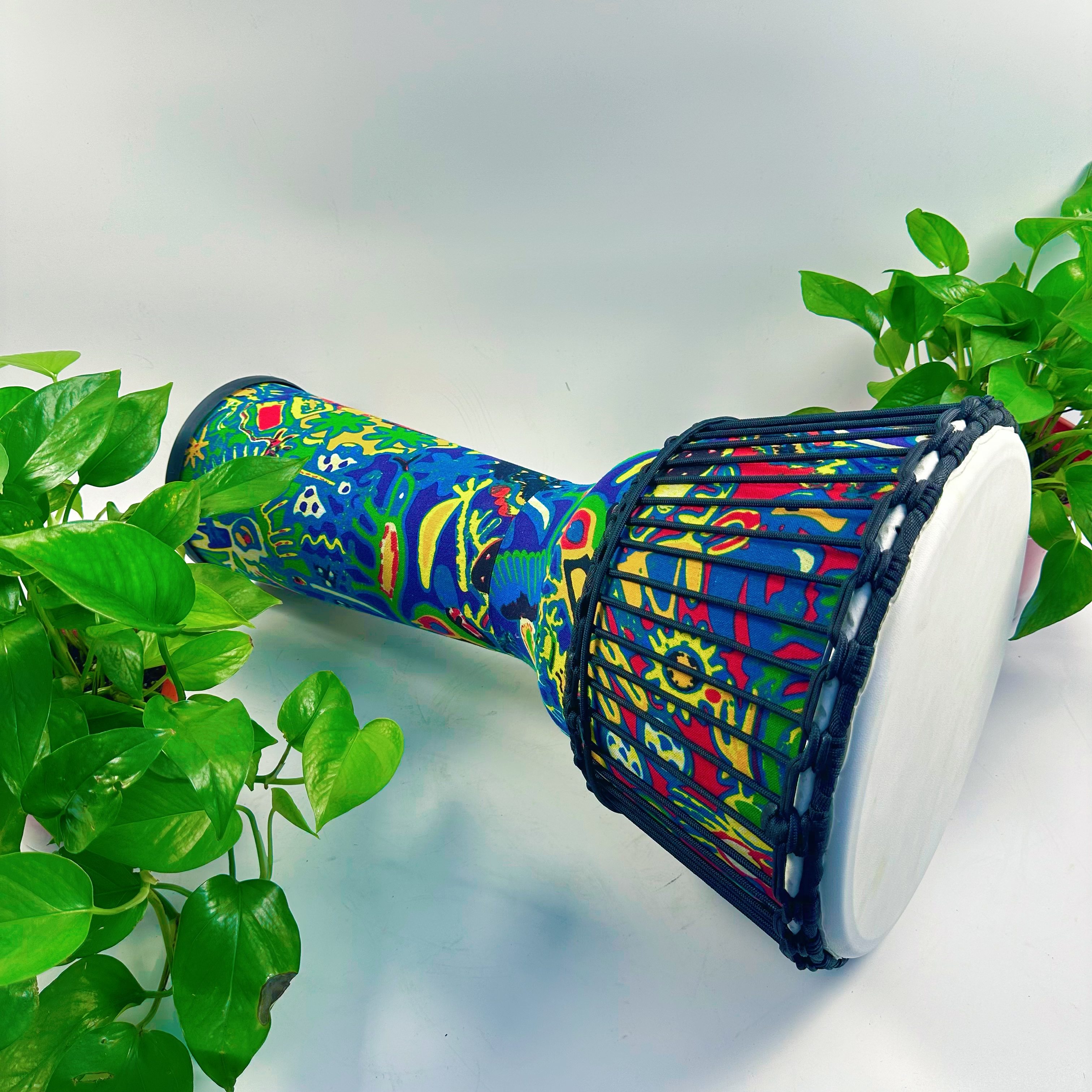 12寸色彩斑斓轻质羊皮非洲鼓成人练习初学者丽江手鼓