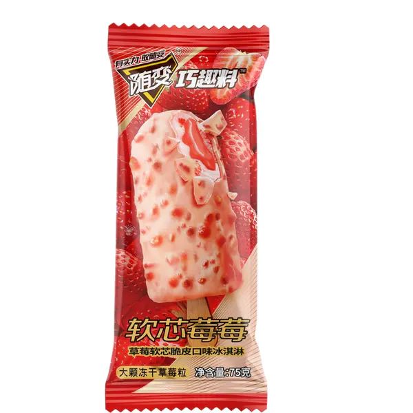 随变软芯莓莓冰淇淋草莓味 75g