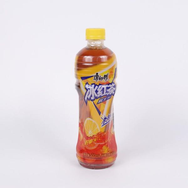 康师傅 冰红茶柠檬口味茶饮品 500ml/瓶