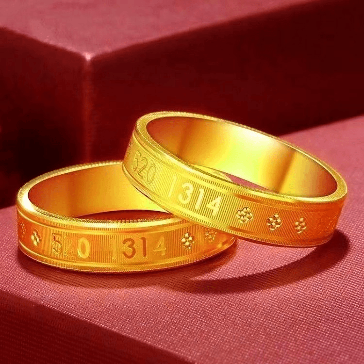 【一生一世】 情侣戒指时尚高级设计感气质