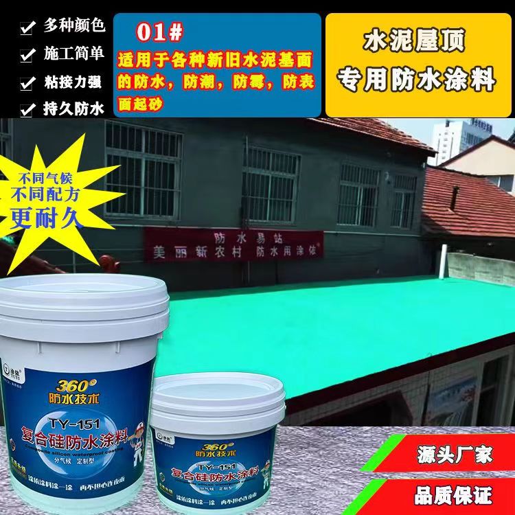 防水补漏胶强力防漏防水涂料渗水楼顶漏水泥基面（混凝土基面）简单