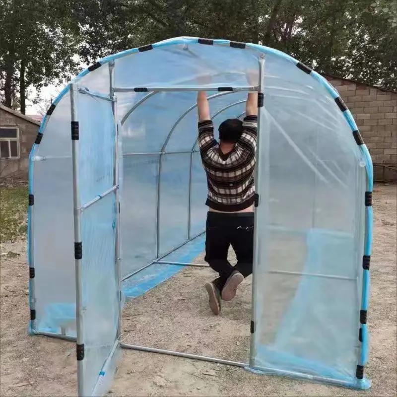 家用温室大棚骨架阳台庭院多肉花棚暖房蔬菜植大棚骨架全套