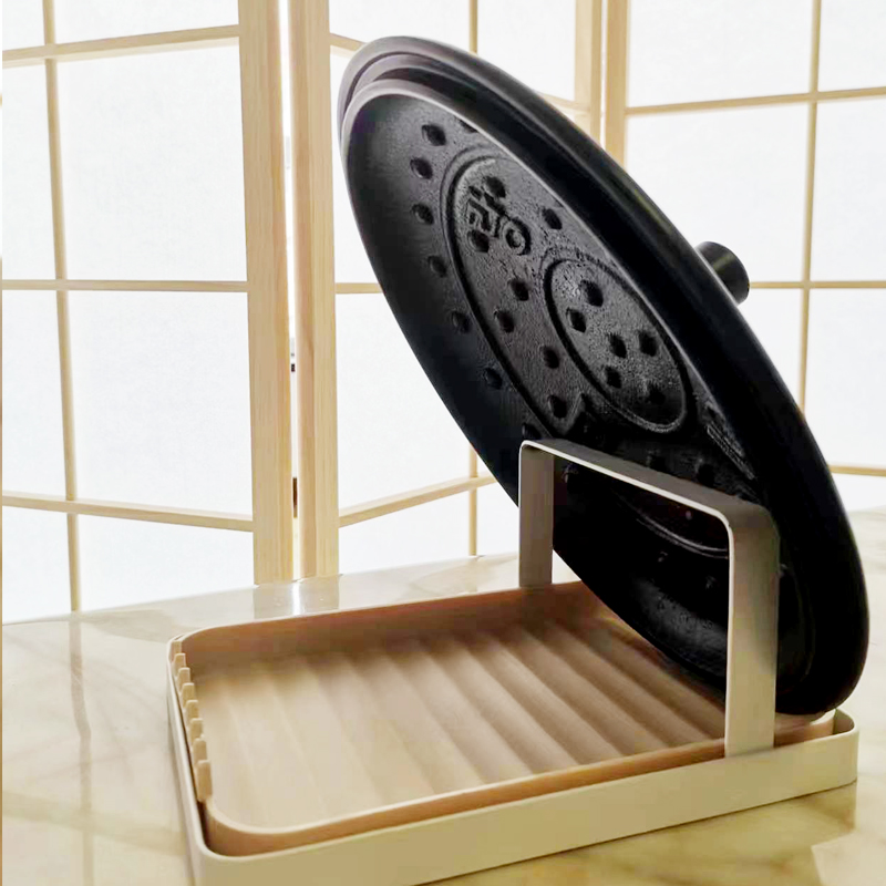 铸铁锅专用锅盖架碳钢结实耐用家用隔热