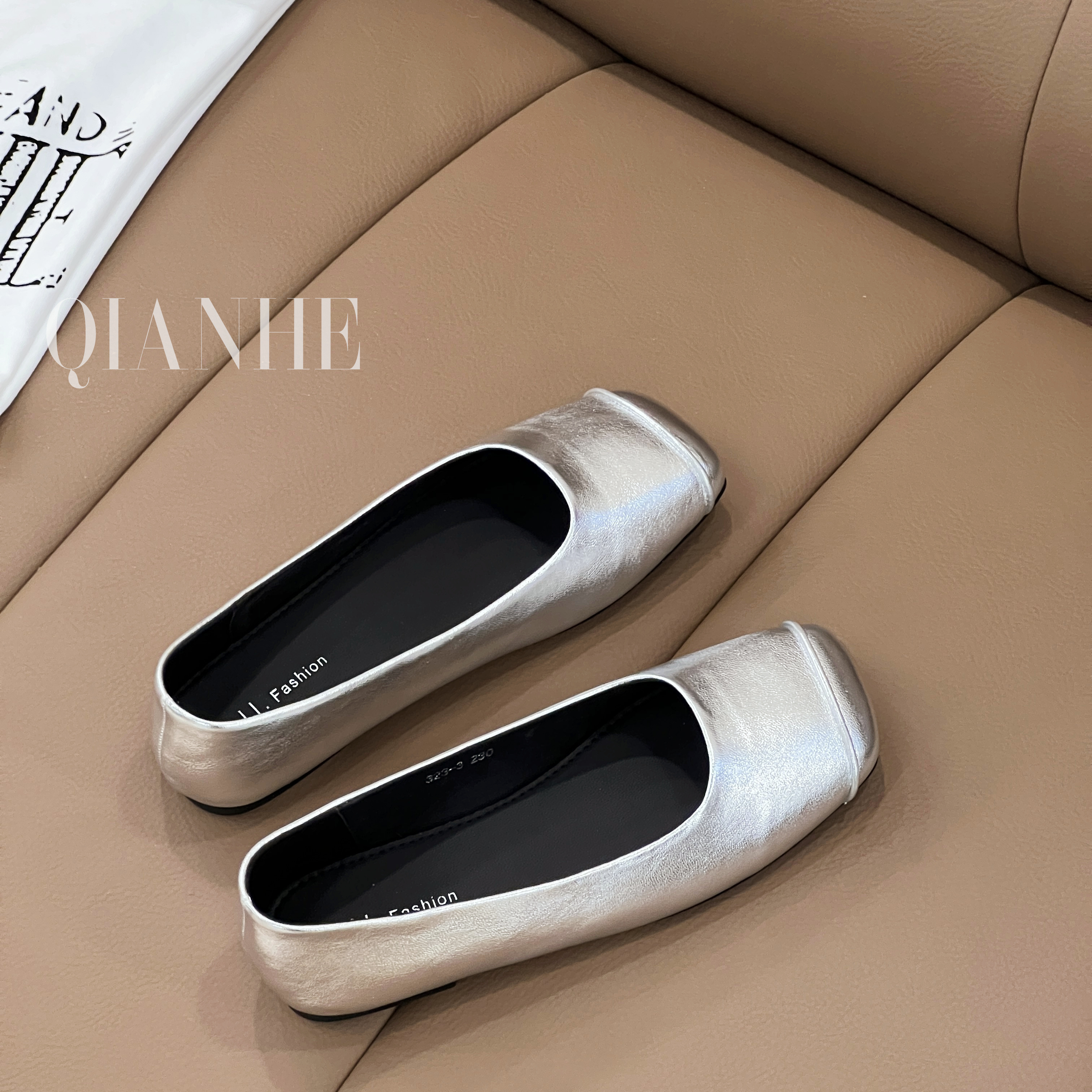 法式气质浅口平底玛丽珍单鞋   清仓断码瑕疵处理品   （323-3）