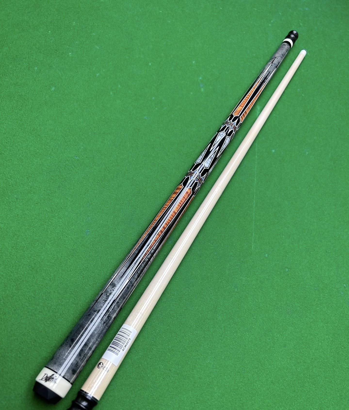 达芬尼G2，中式黑八台球杆正品，包邮，12.5杆头直径，进口UV漆面工艺