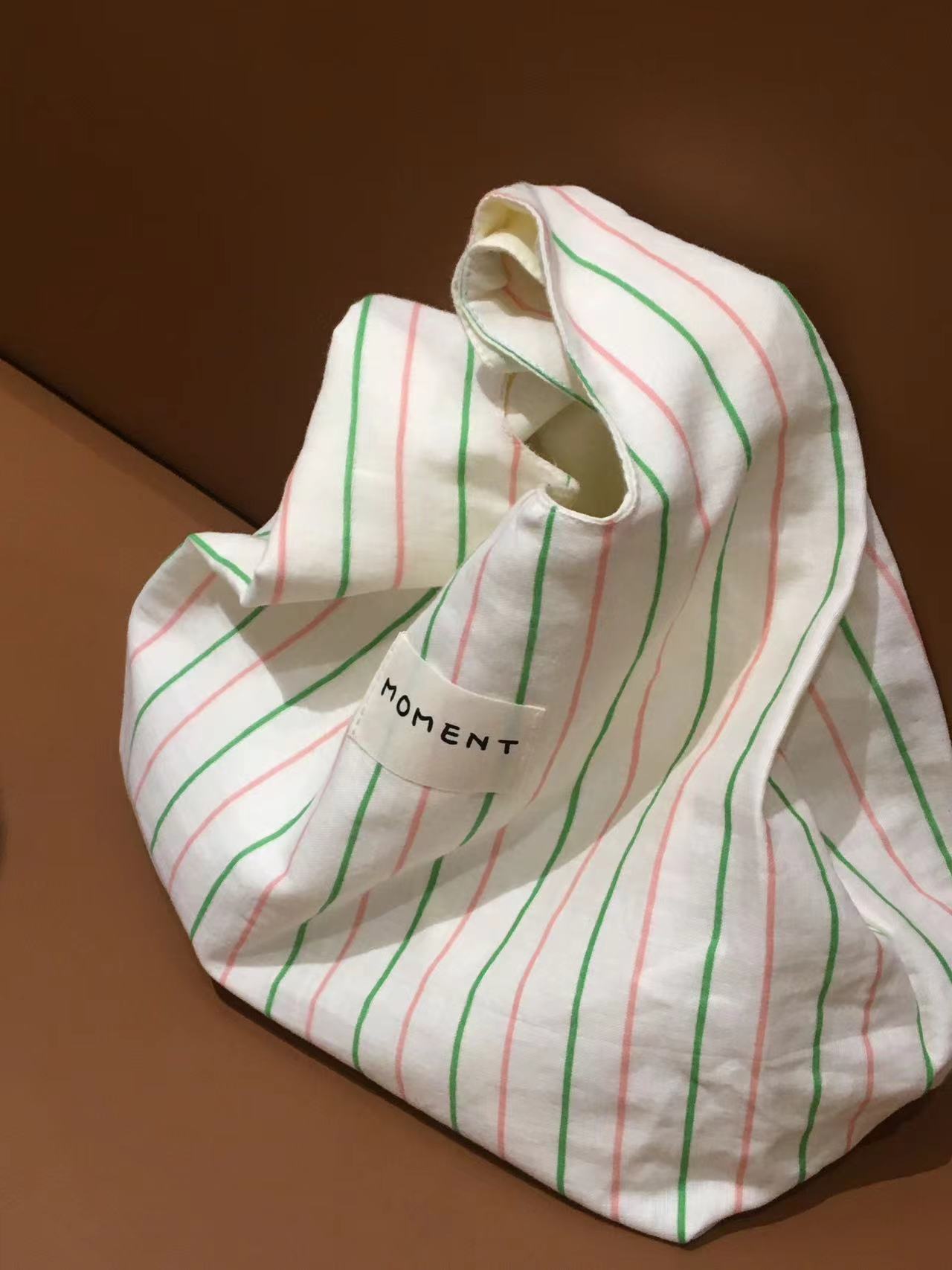 「杏芙里带标定制」纱布收纳包 休闲包 外出便携包 手提包