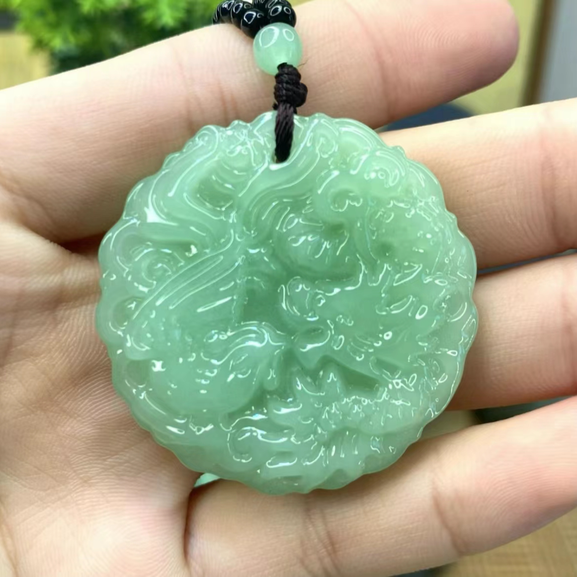 龙凤呈祥..手工精雕男女同款时尚经典百搭吊坠