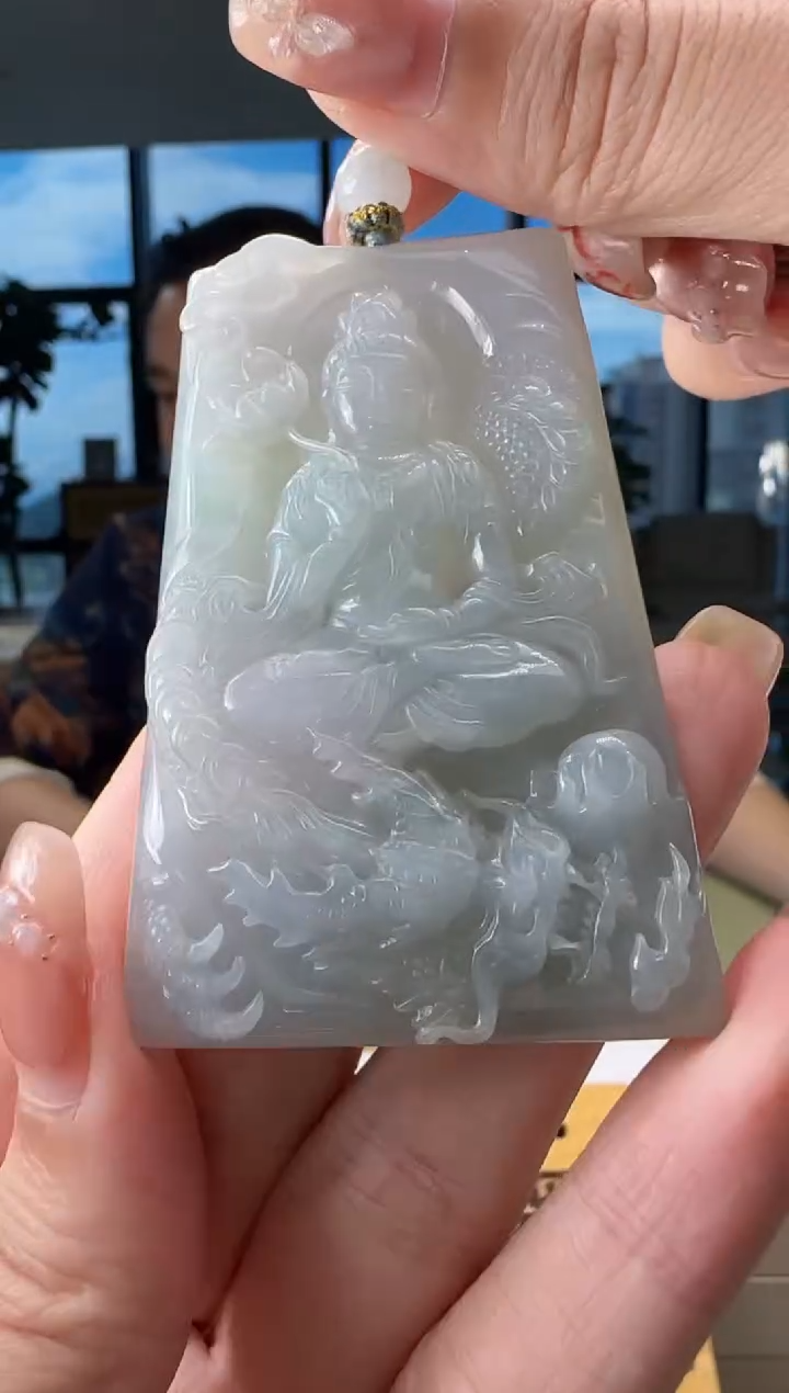 【闪购商品】翡翠挂件未镶嵌MM@@960Q3J05925