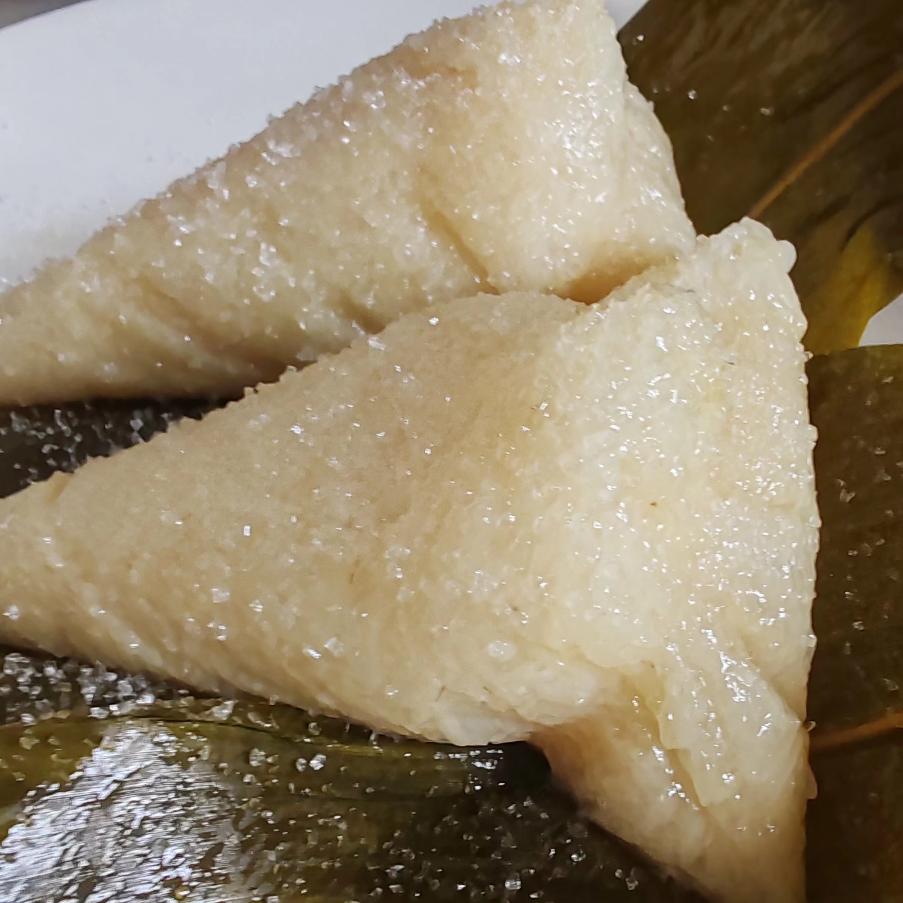 安徽省霍邱县苇叶白米粽子，蜜枣粽子，竹叶白米粽子，