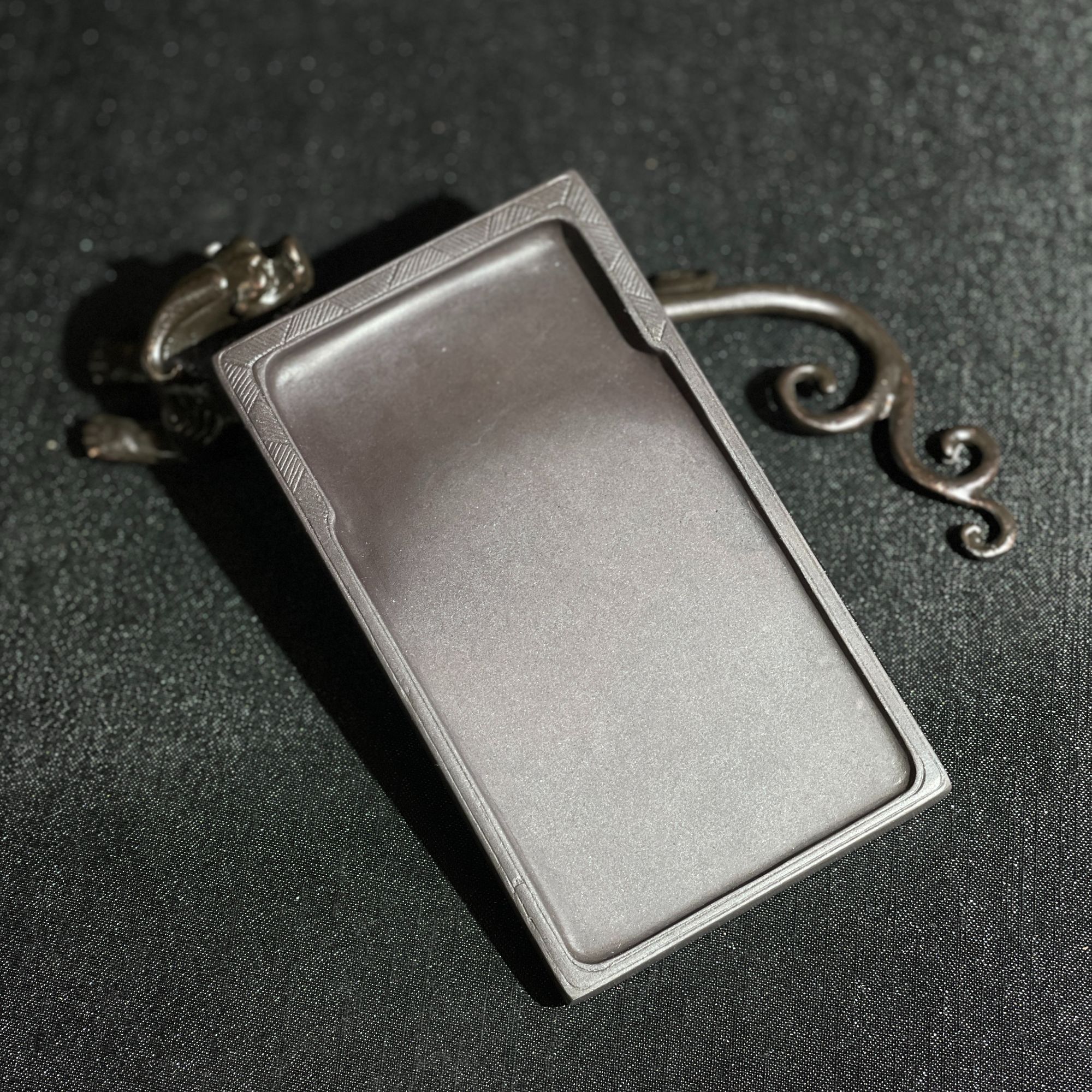 【文房四宝-砚】坑仔岩门字形砚送长辈书法国画