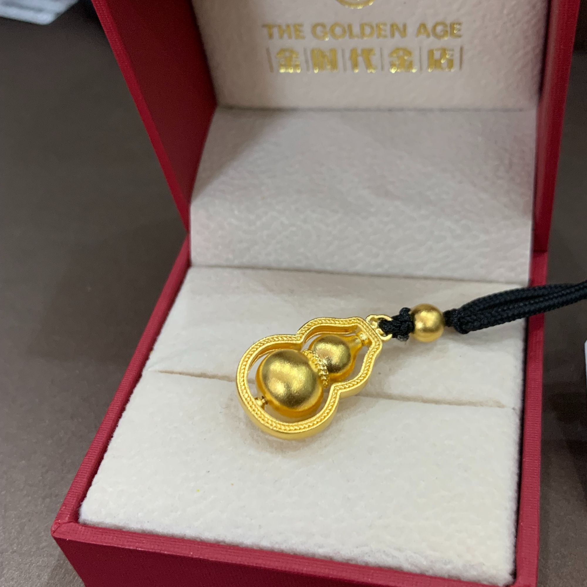 【金时代金店】足金古法旋转葫芦