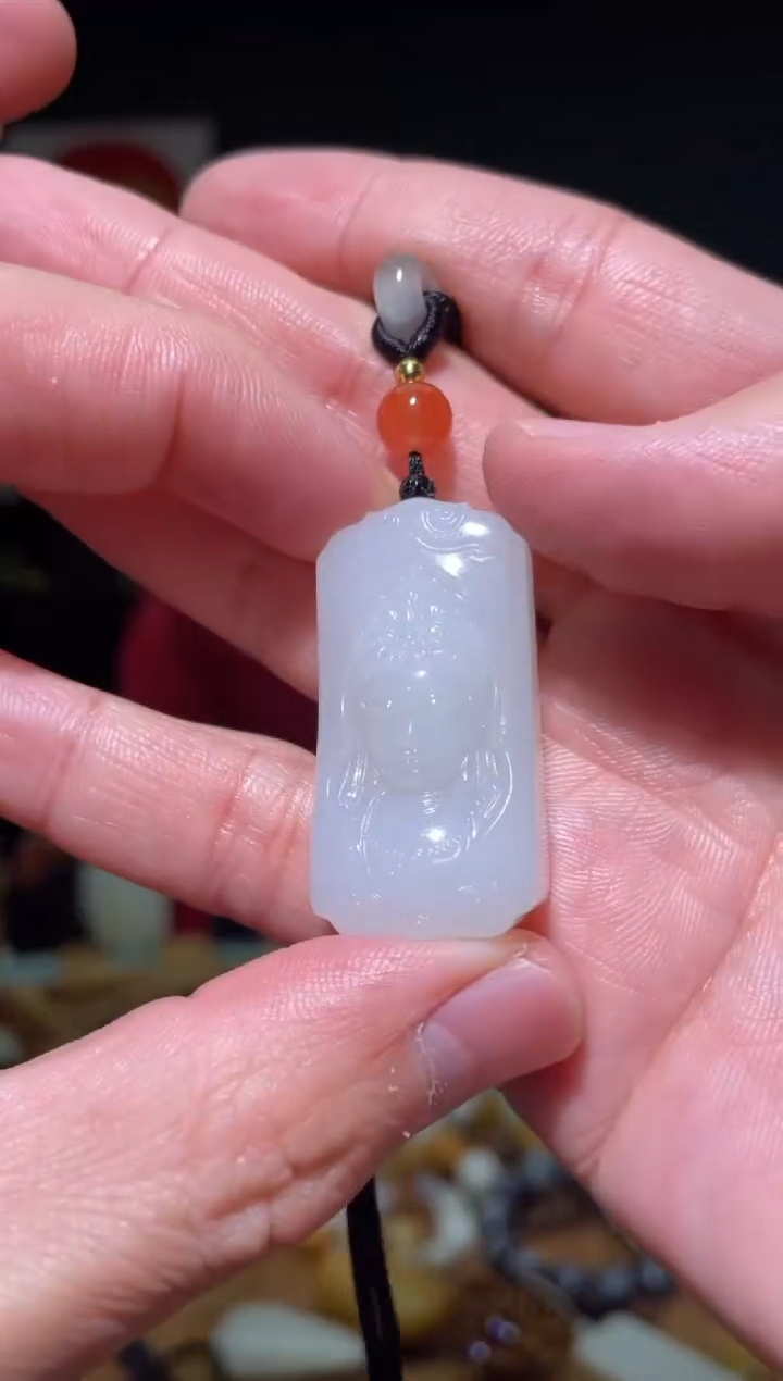 【闪购商品】和田玉吊坠(不含链)未镶嵌观音19g