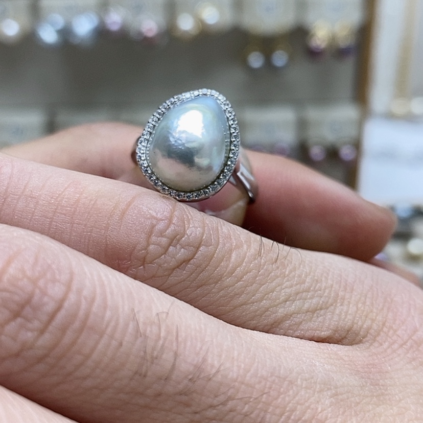 【闪购商品】海水珍珠戒指未镶嵌