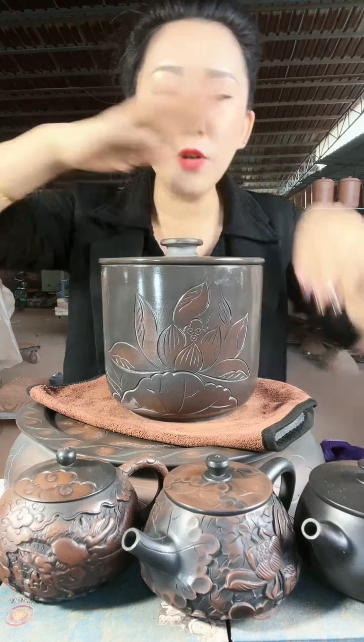 【闪购商品】陶瓷壶瑕疵 茶叶罐 460