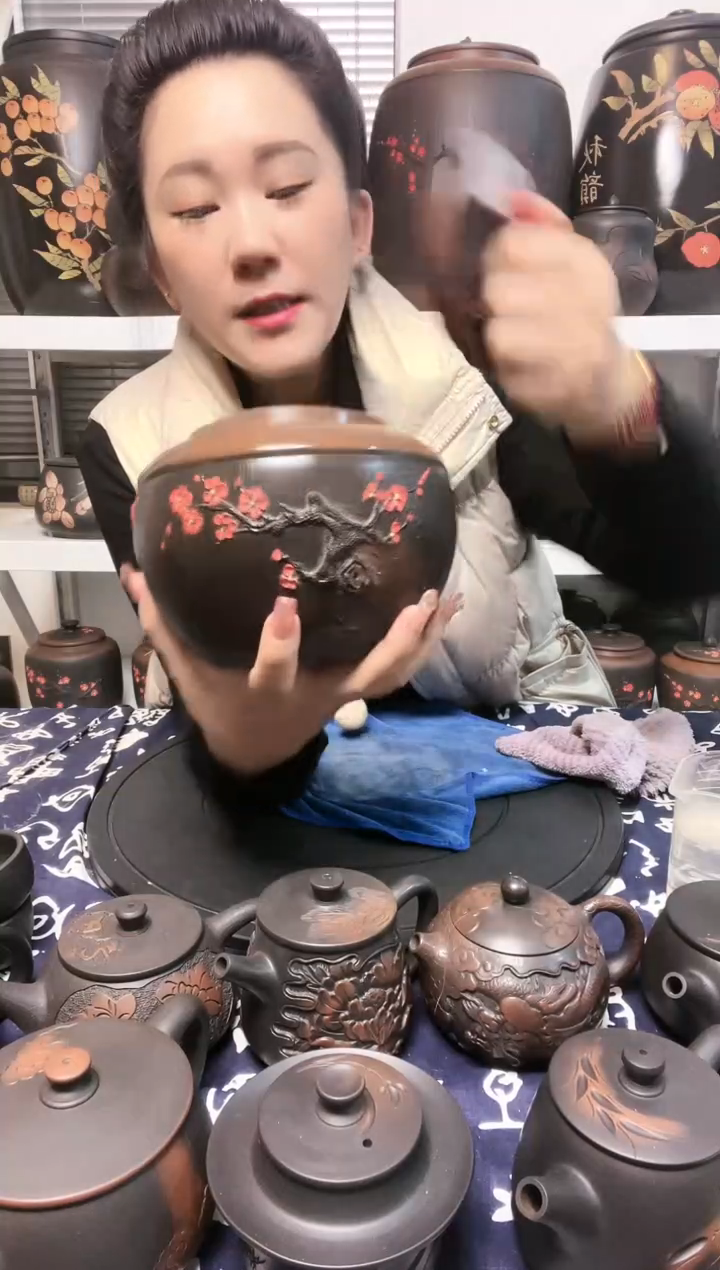 【闪购商品】陶瓷壶瑕疵 茶叶罐 边口  867