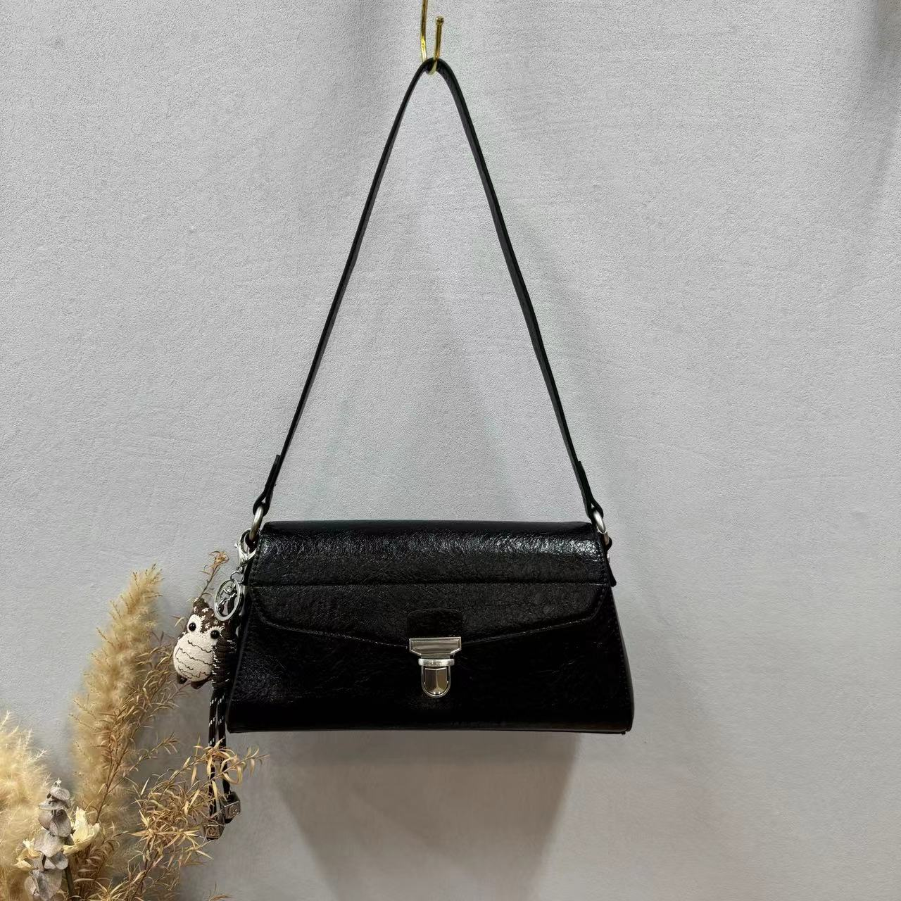 QYX-9577-黑色-轻奢小众时尚百搭女士包包