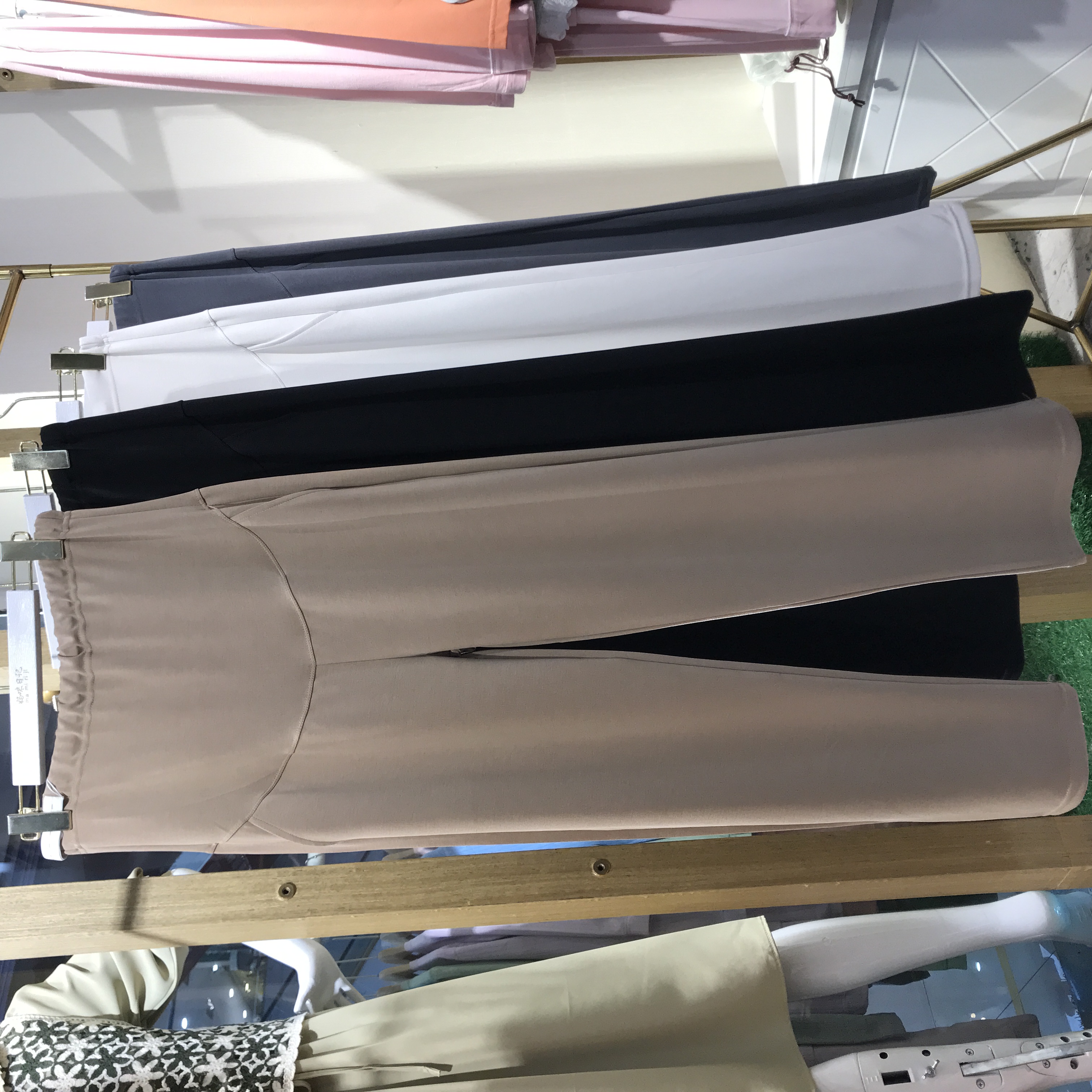 孕妇时尚阔腿裤休闲裤纯棉孕妇裤垂感显瘦柔软透气春夏薄款