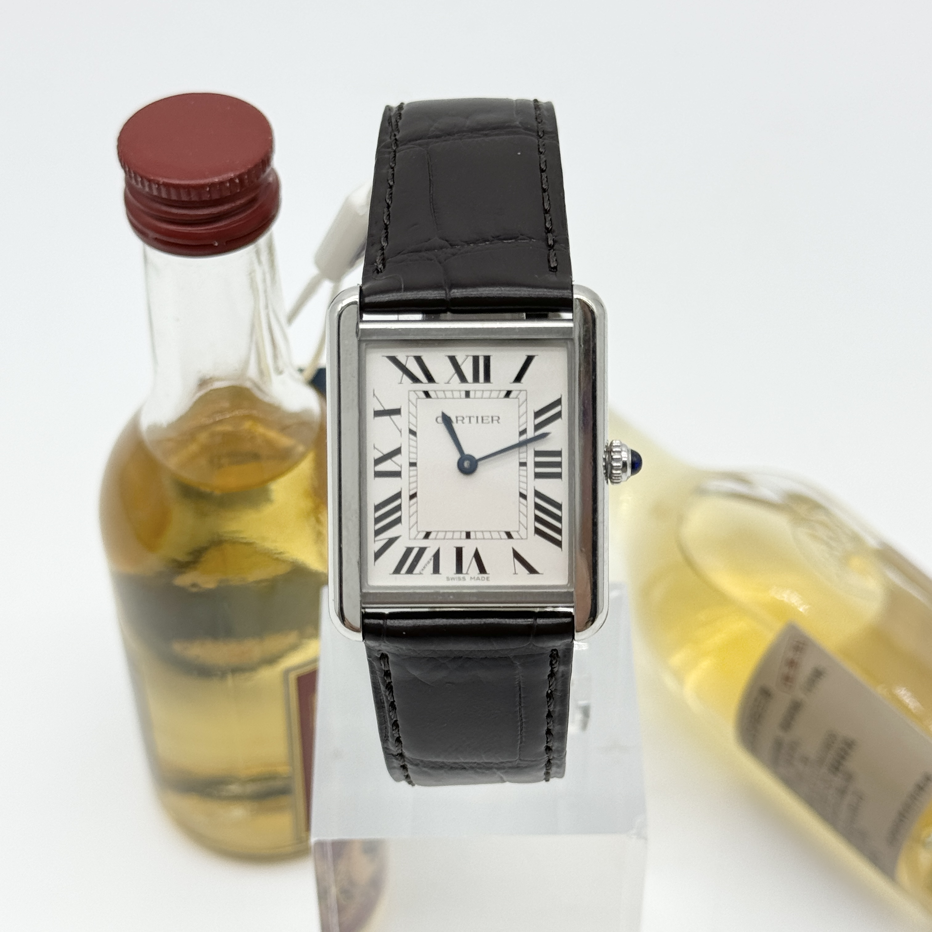 99新 Cartier/卡地亚 坦克 石英 精钢 34.8*27.4mm 18全