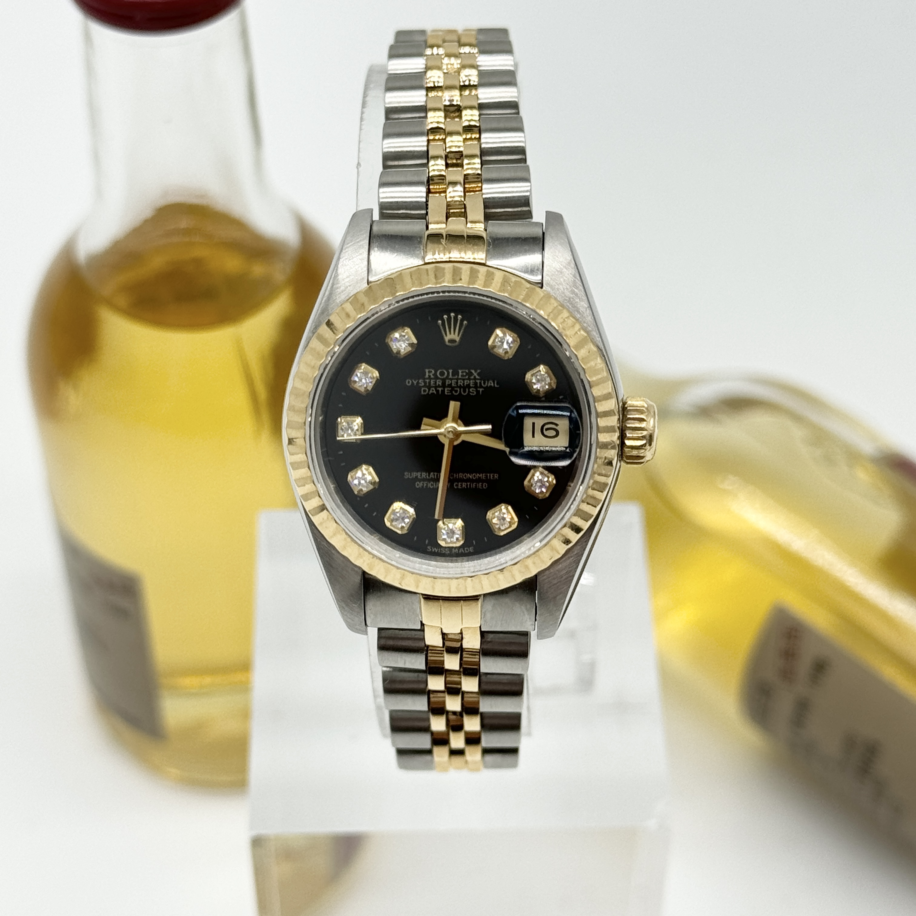 99新 Rolex/劳力士 69173 自动机械 精钢 间金 26mm 后盘后钻 单