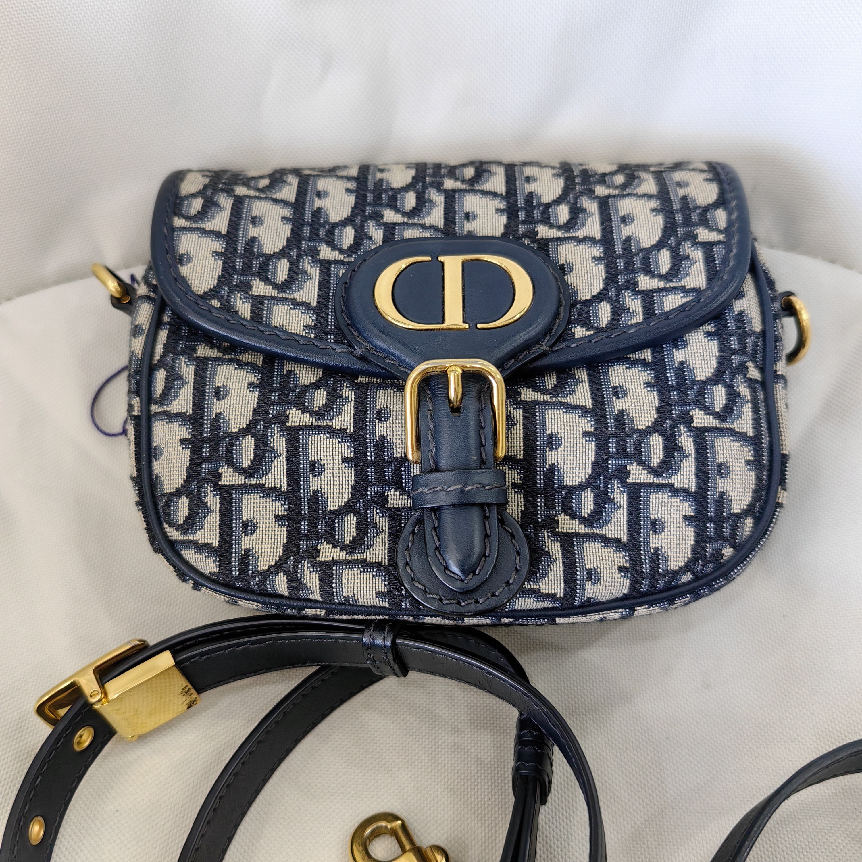 95新 DIOR/迪奥 波比bobby小号老花邮差包斜跨包单肩