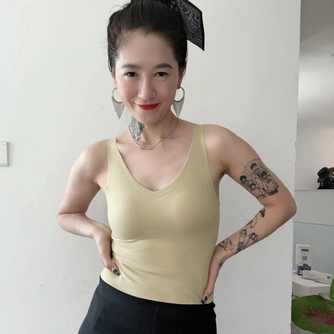 333外穿内搭双U背心