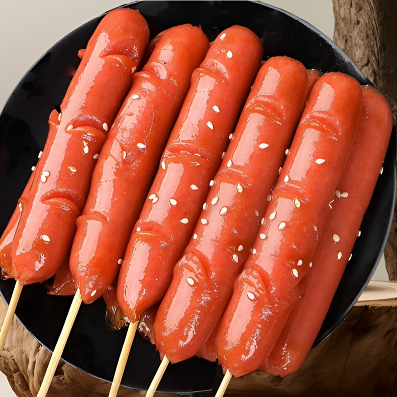 【新疆包邮】麦格来风味烤肠270g辣脆原味香肠手抓饼食材香肠烧烤肠