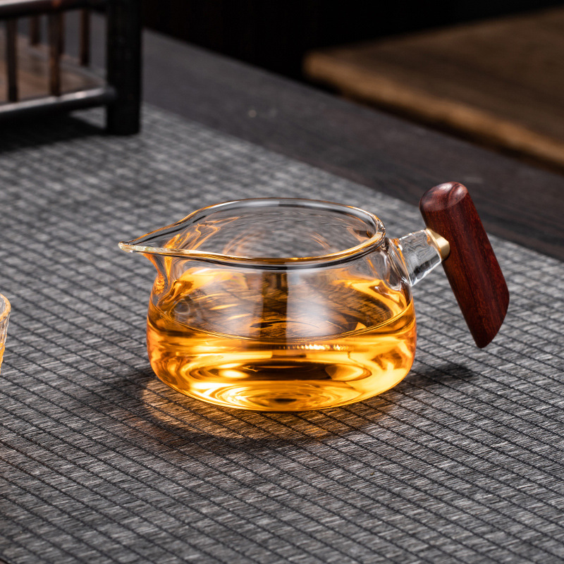 木把公道杯玻璃公道杯 （胖款）
