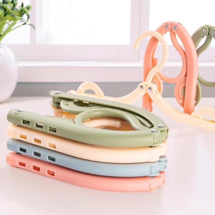 加厚多功能旅行出差神器折叠晾衣架家用挂内衣便携式宿舍衣服衣架