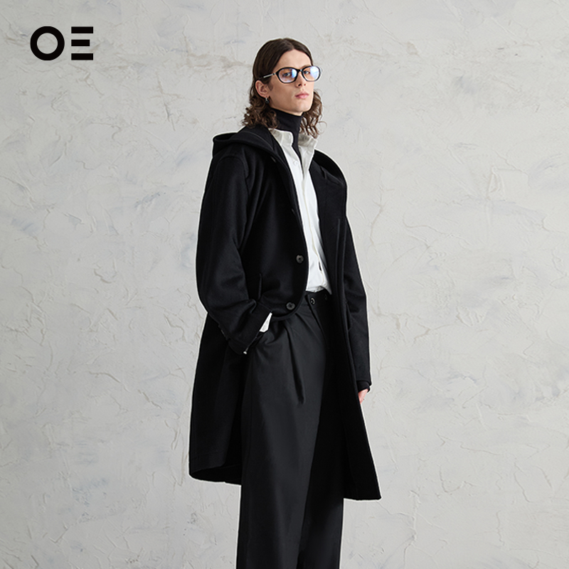 Organic Emotion｜OE连帽大衣三片式立体连帽设计防风保暖大衣WB53