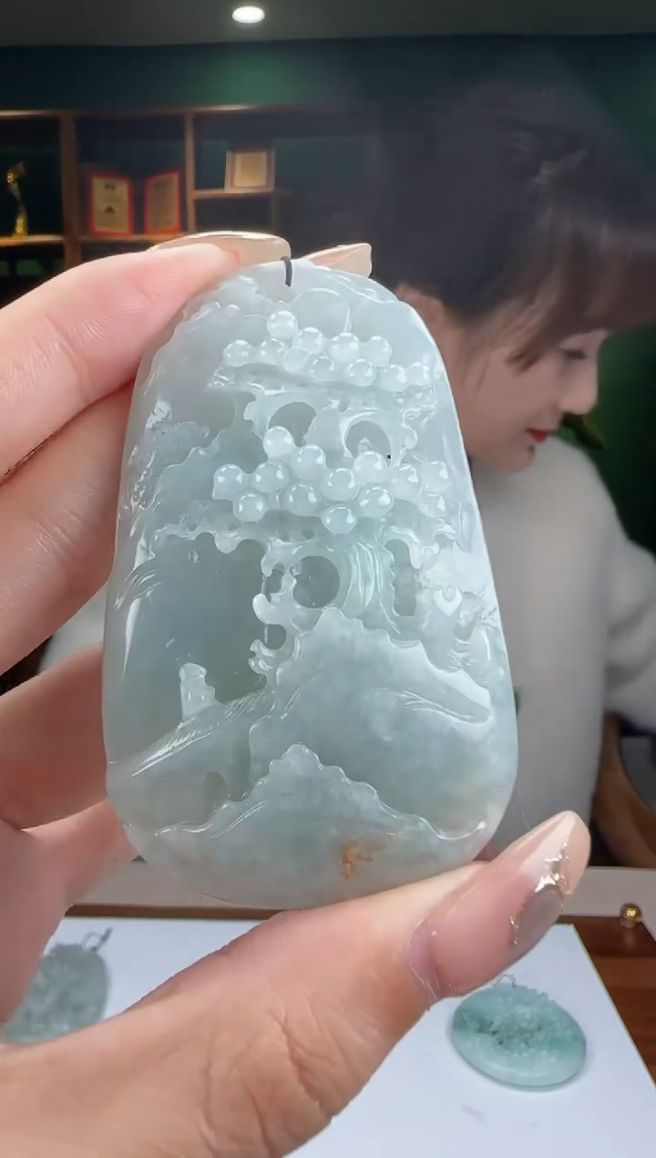 【闪购商品】翡翠吊坠(不含链)未镶嵌MM@@SDFCYJ6526