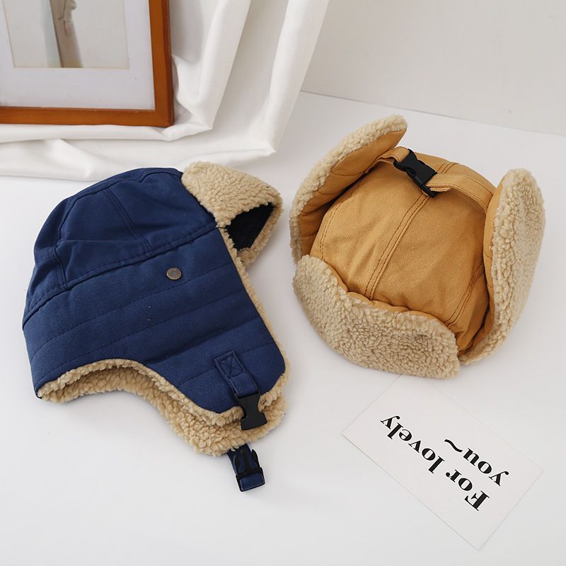 帽子男女秋冬季飞行员雷锋帽ins加厚保暖骑车护耳防寒风眼镜棉帽