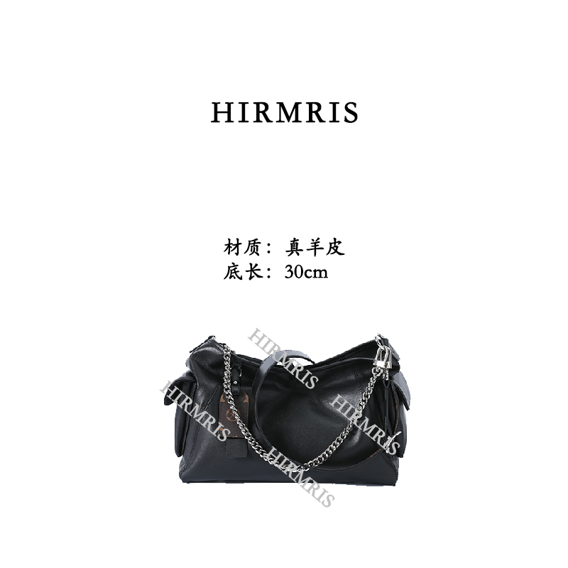 HIRMRIS手工真皮包LD235 武露黑