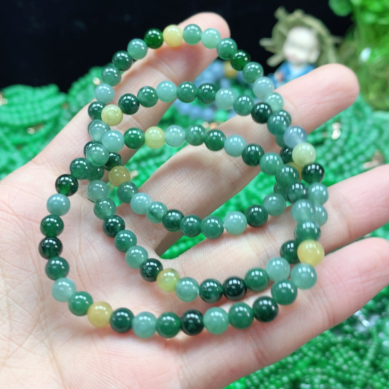 【闪购商品】翡翠手链未镶嵌（多样性发货，发其一）5.5mm