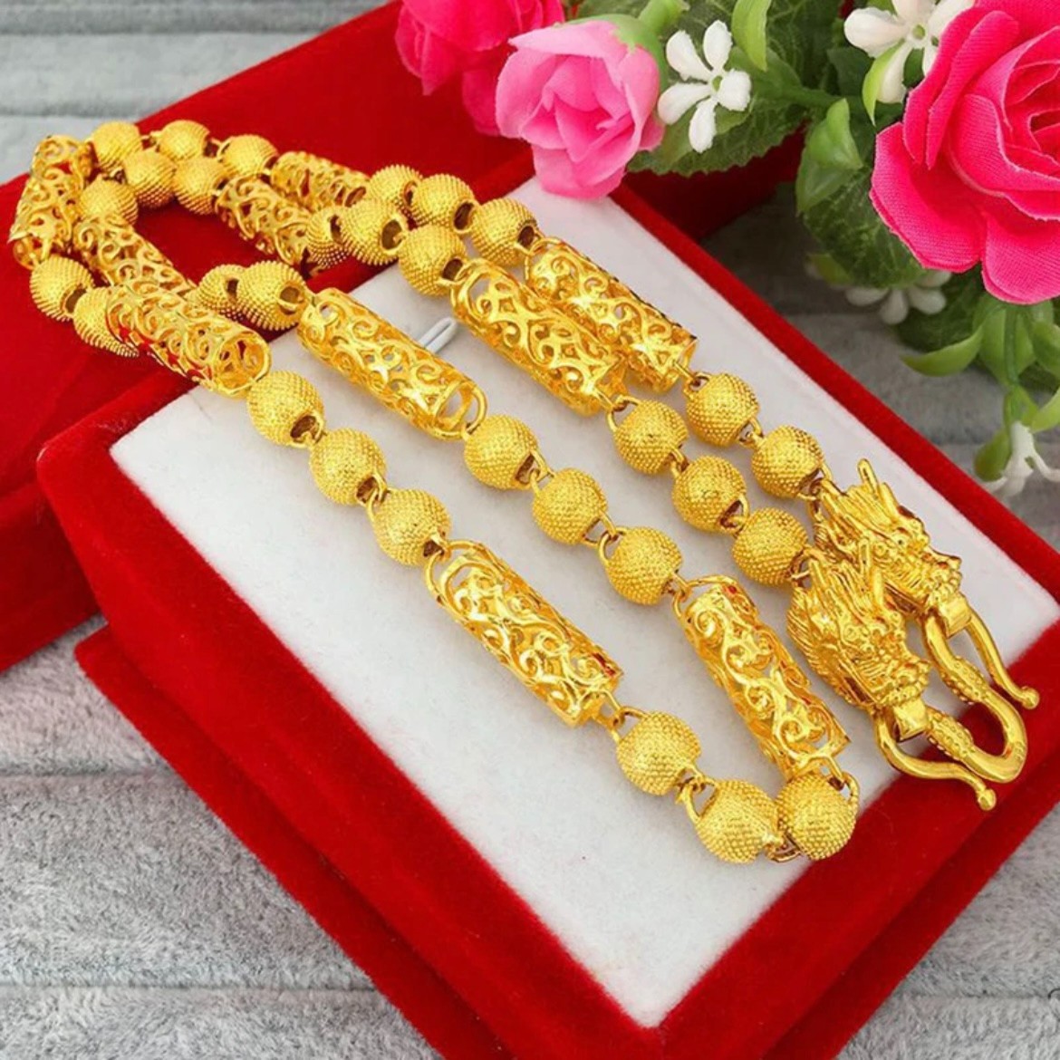 合金项链 帝王祥云项链潮流爆款男士男款项链