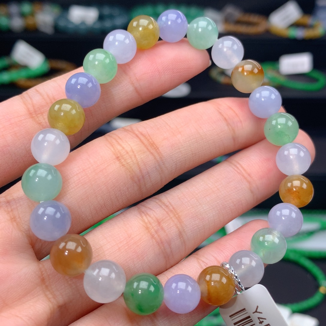 翡翠手链未镶嵌卡