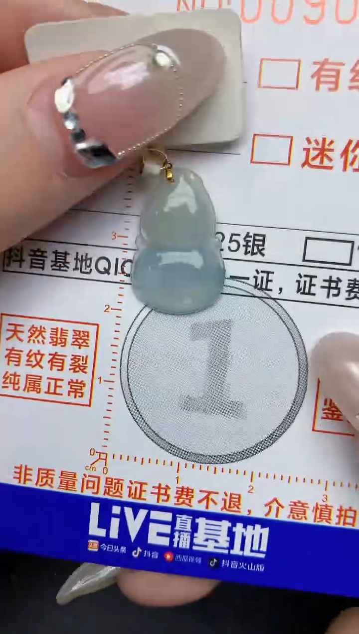 【闪购商品】翡翠颈饰18K金镶嵌198