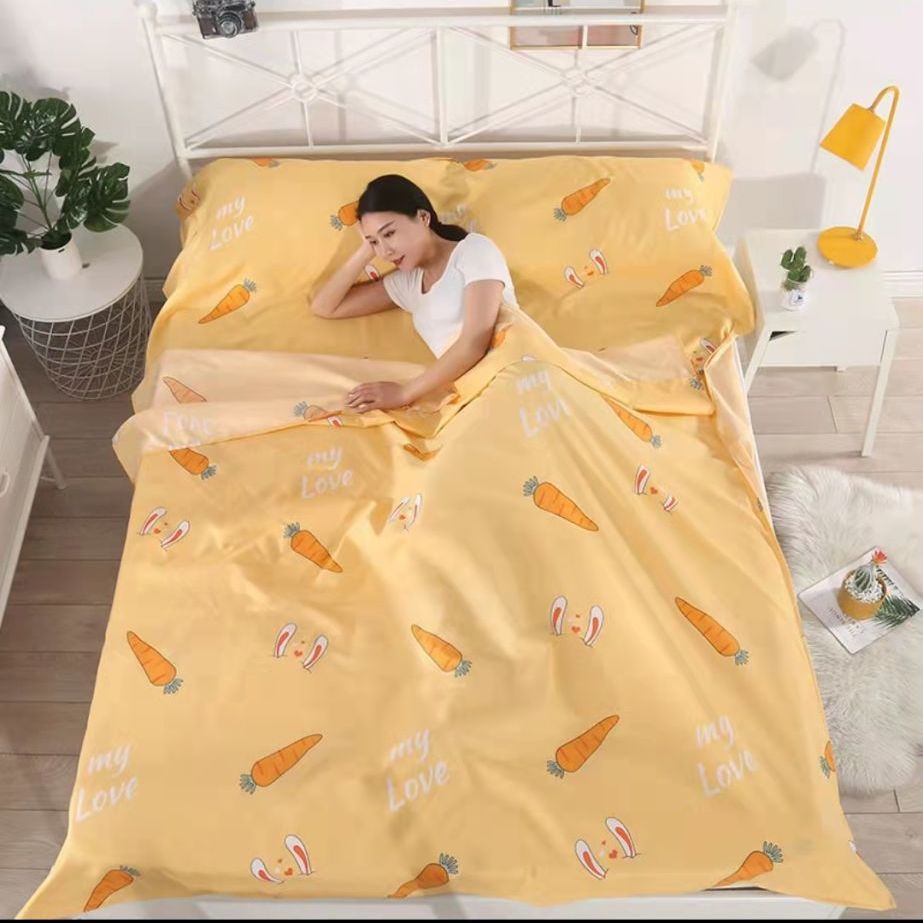 亲肤旅行睡袋旅游用隔脏床单出差住酒店宾馆隔脏身亲双人斜纹床单