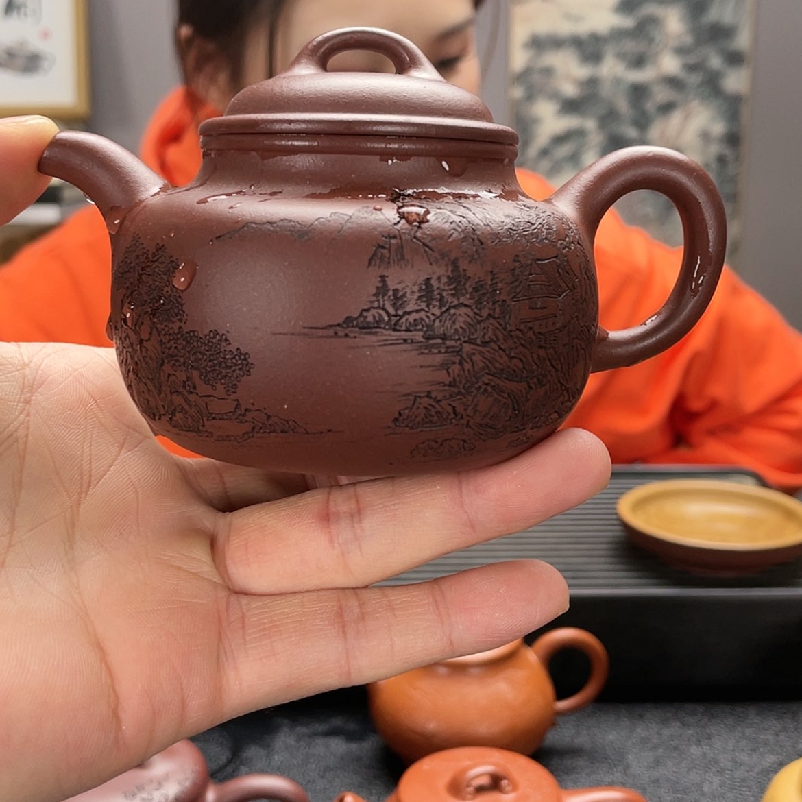【闪购商品】紫砂茶壶嘉***媒