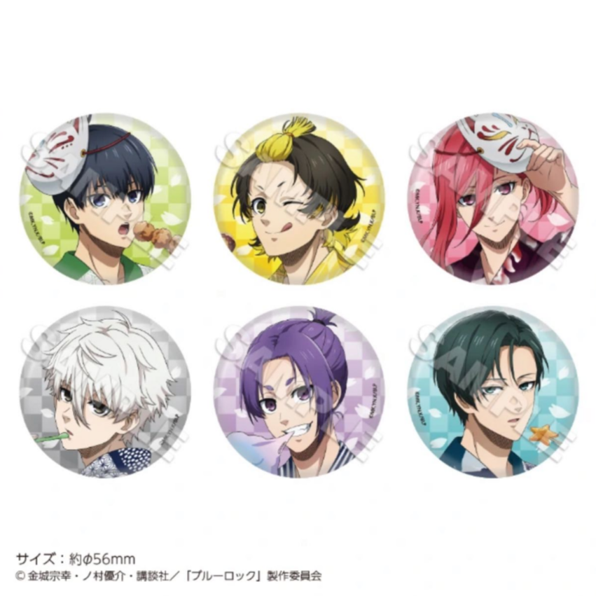 【日谷联名】蓝色监狱 蓝锁tree village咖啡联名 缘日吧唧 盲盒