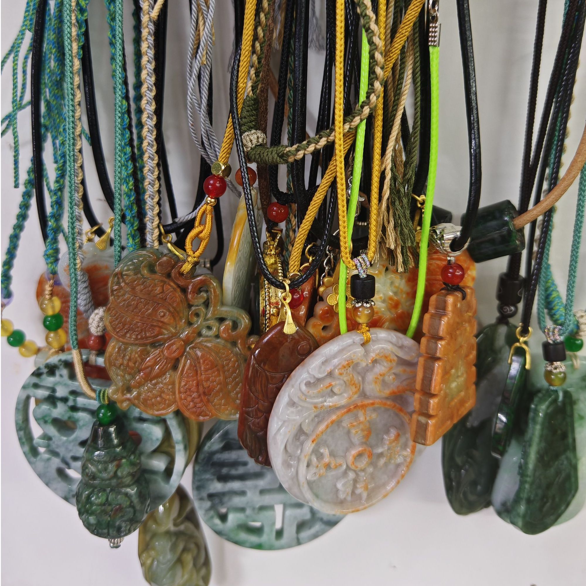 天然翡翠配饰直播选购链接多样性发货