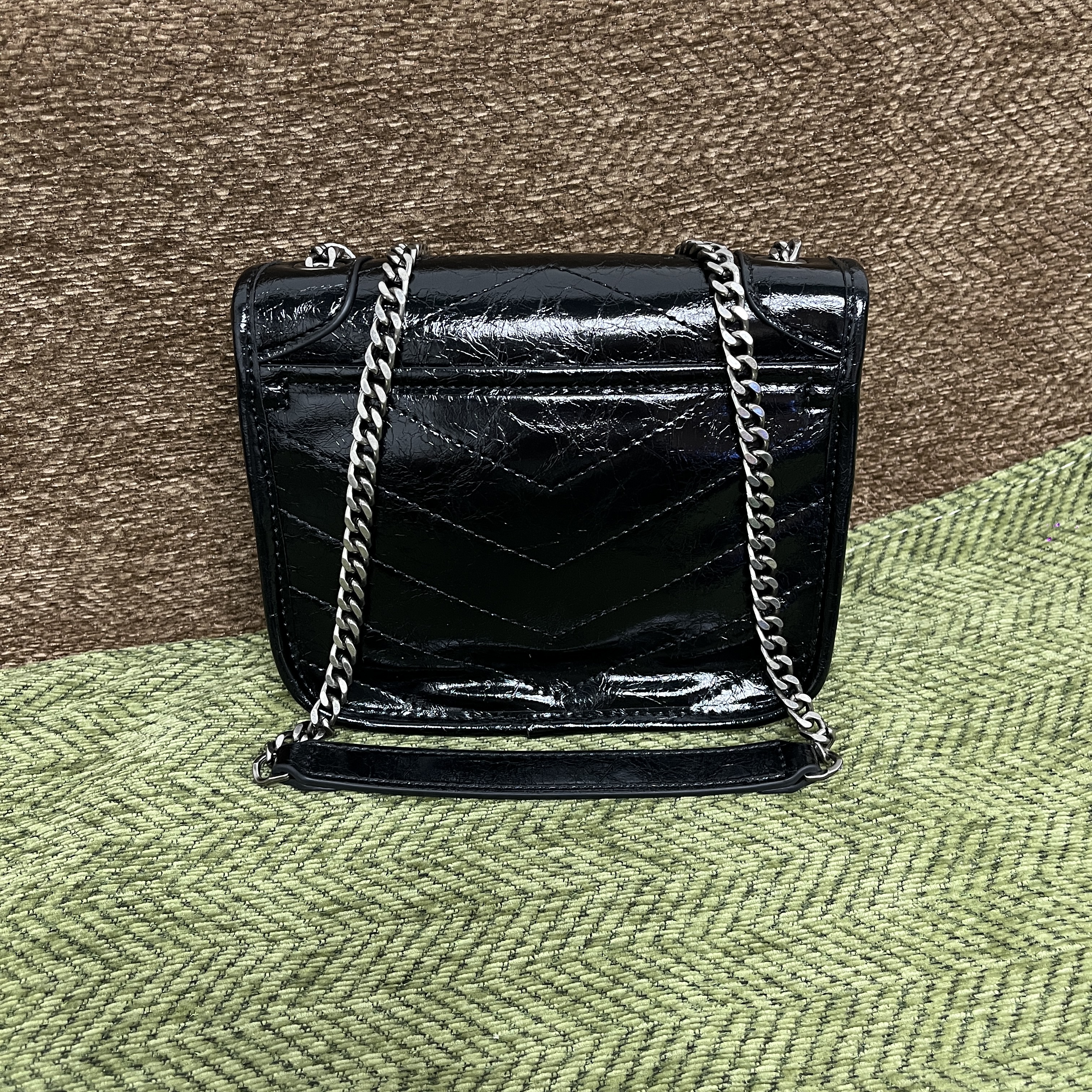 黑色链条包新款迷你女士单肩斜挎包小香风【NK19】