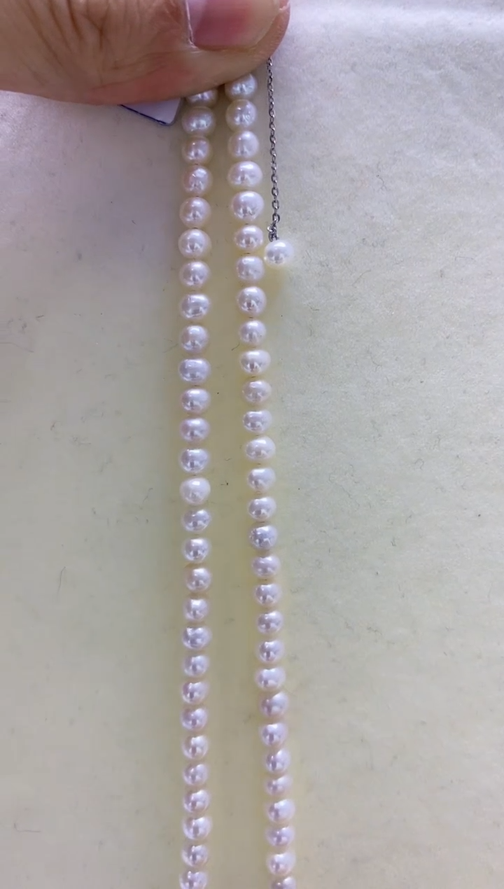 【闪购商品】淡水珍珠HD未镶嵌珍珠串链@@p0424